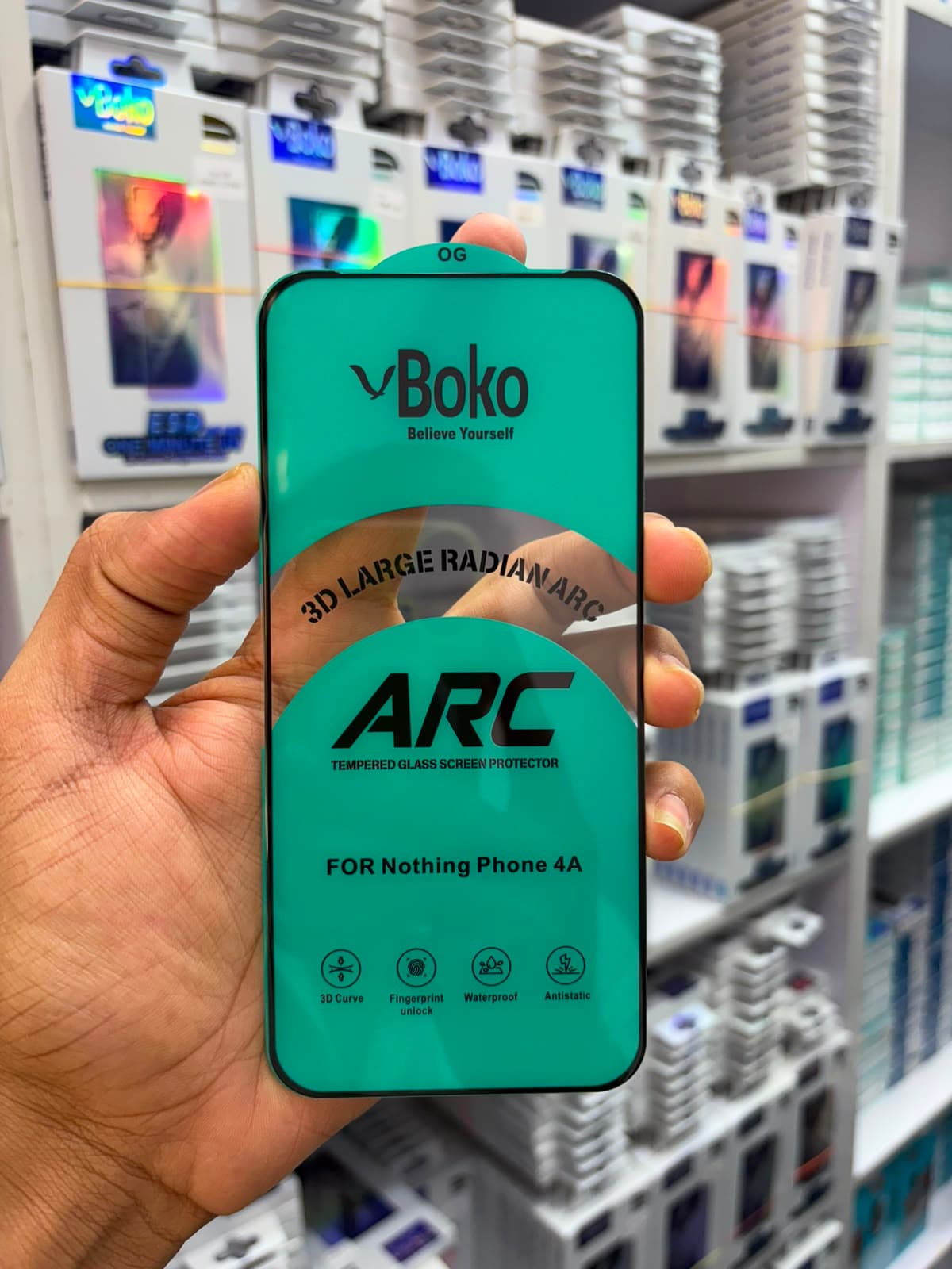 Boko ARC 3D Large Radius Arc Tempered Glass Screen Protector