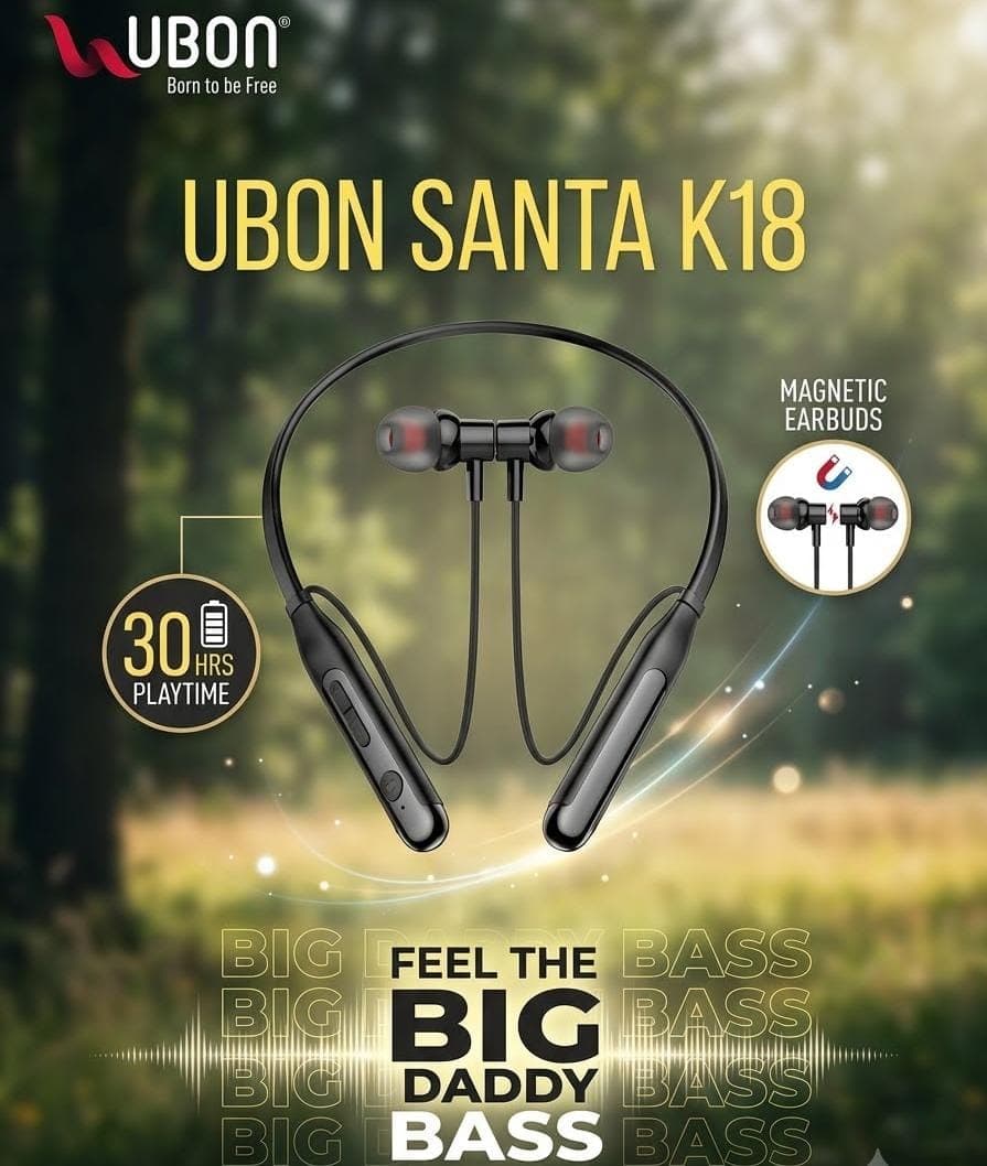 UBON Santa K18 Wireless Neckband