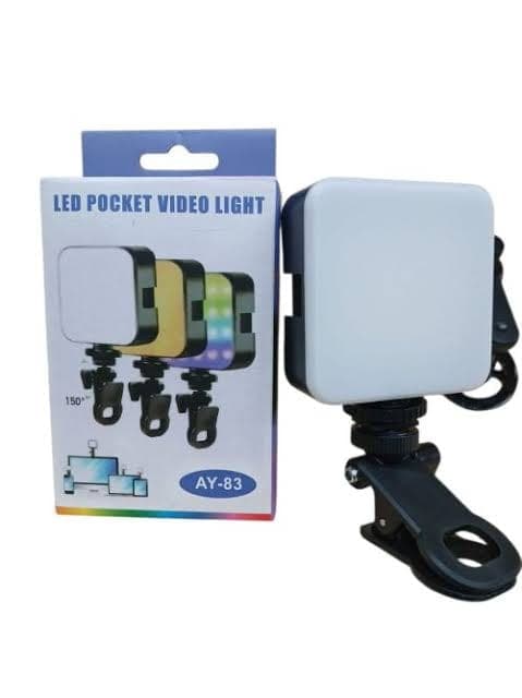Y-83 LED Pocket Video Light With Adjustable Clip