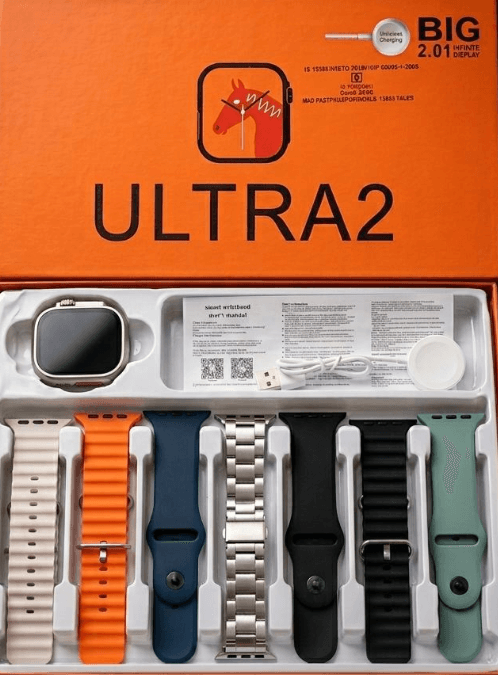 Generic Smart Watch Ultra 2 7-in-1 Combo Pack