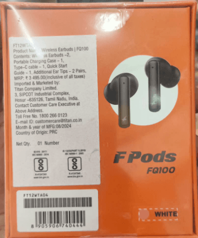 Fastrack FPods FQ100 True Wireless (TWS) Earbuds image 2