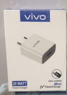 Vivo 20W Mini FlashCharge Travel Charger