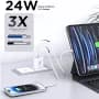Walta Elite PB73 Gen Charger 45W Dual Type-C Port- White image 4