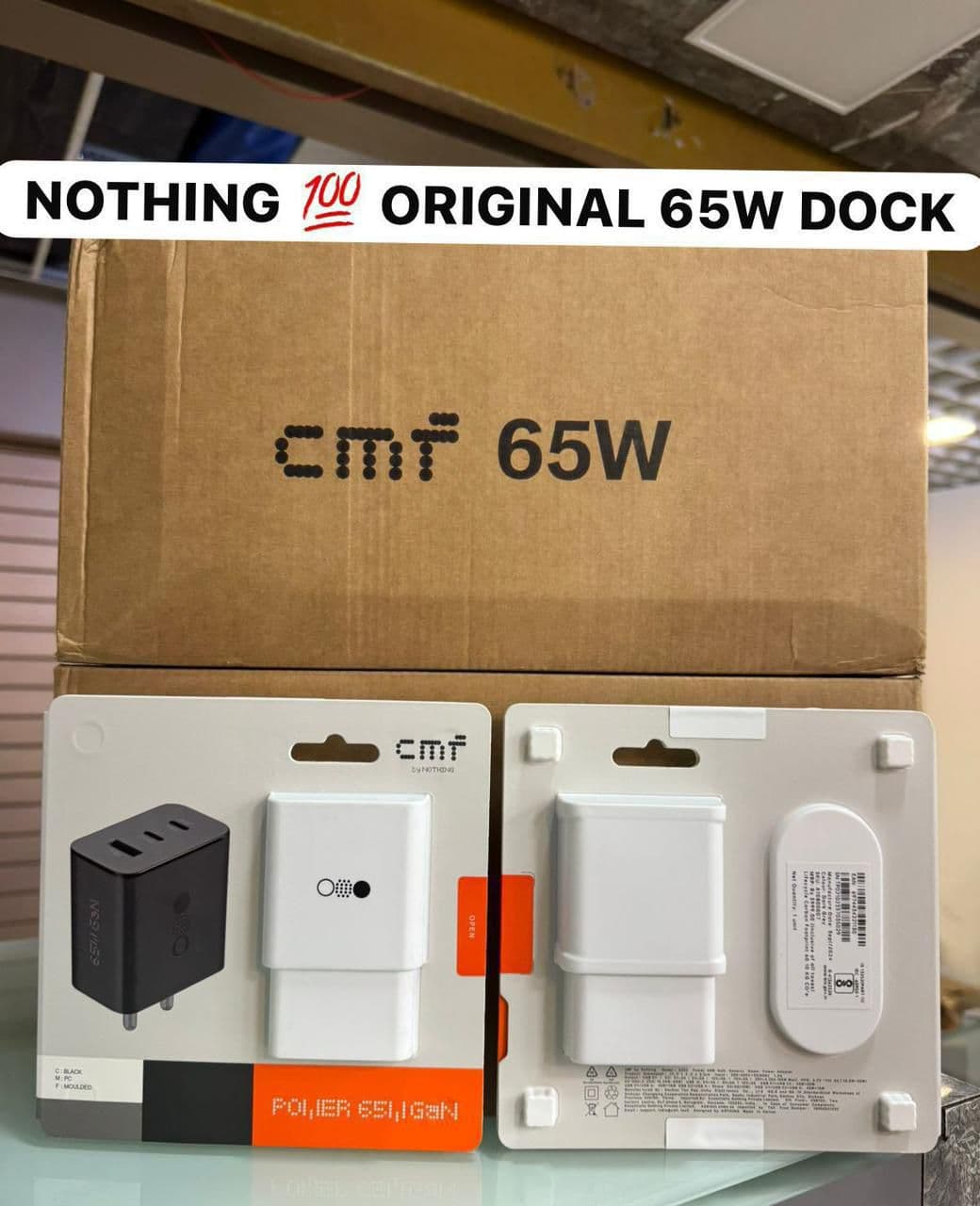 Nothing 65W GaN 3-Port Mobile Charger