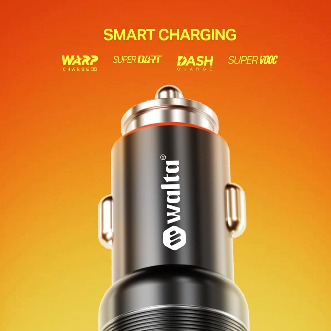 WALTA Moto Flash Fast Car Charger Adapter image 2