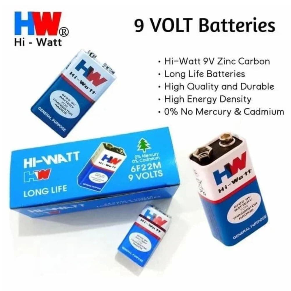 Hi-Watt HW 9V Battery