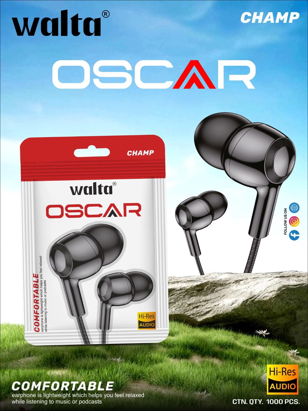 Walta Champ Oscar Earphone