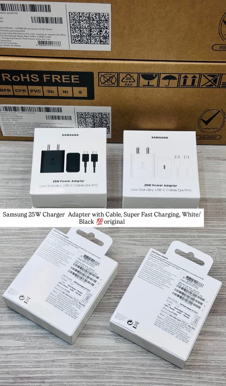 Samsung 25W Power Adapter (Model EP-T2510)