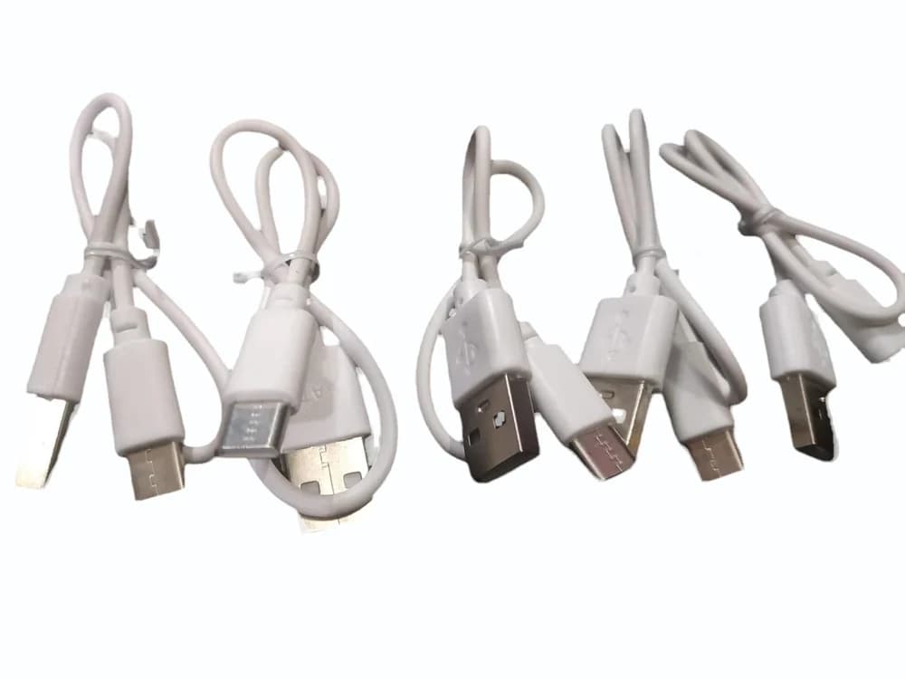 USB Type C to USB A data and charging cables
