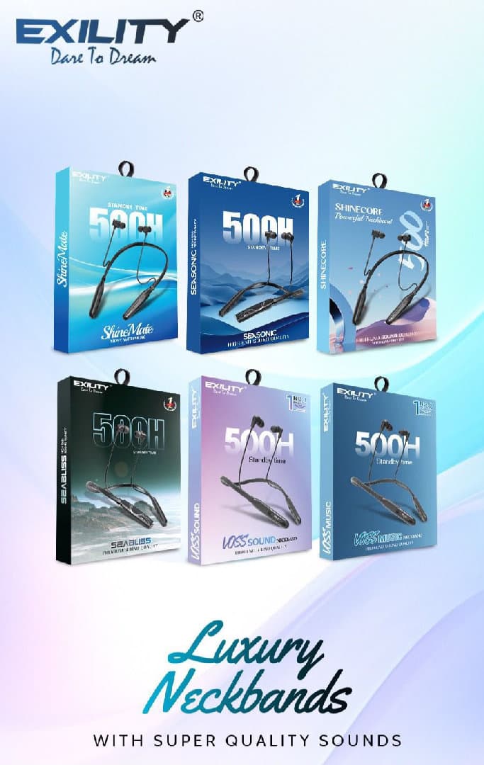 EXILITY BEST QUALITY NECKBANDS IN BOX PACKING.