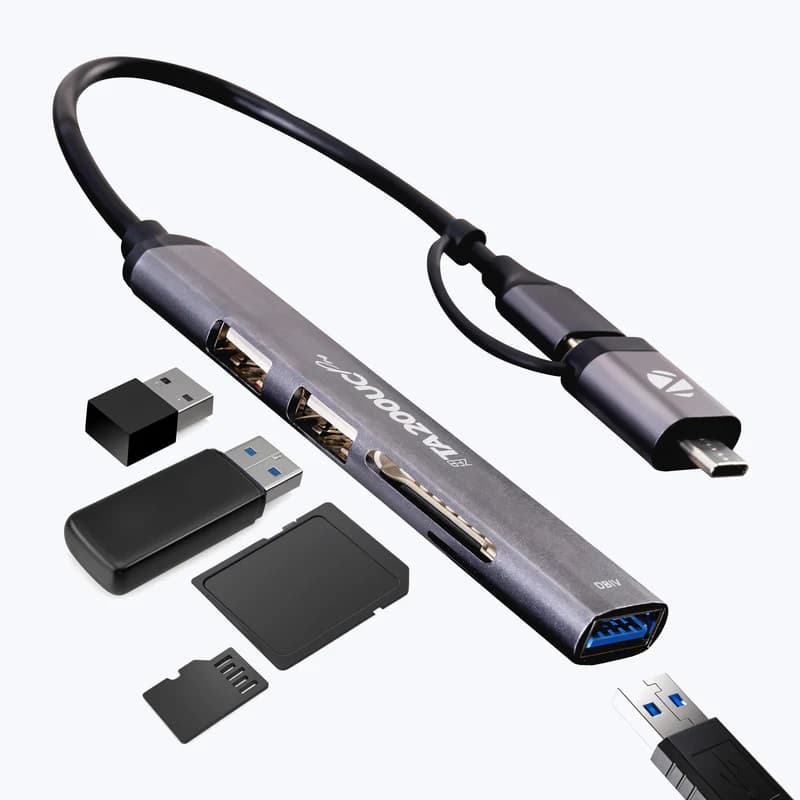 Type C 4 in 1 Multiport USB Hub