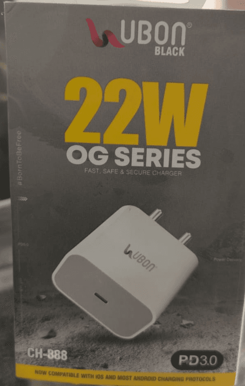 Ubon CH-888 OG Series 22W Fast Charger