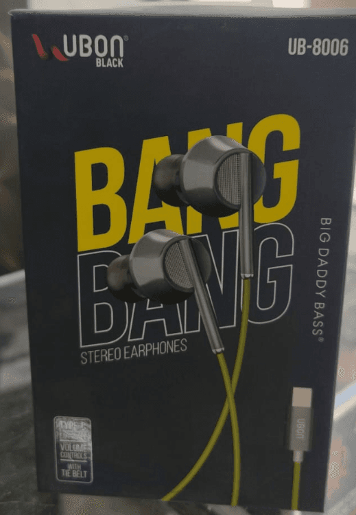 Ubon UB-8006 Bang Bang Stereo Earphones – Type-C