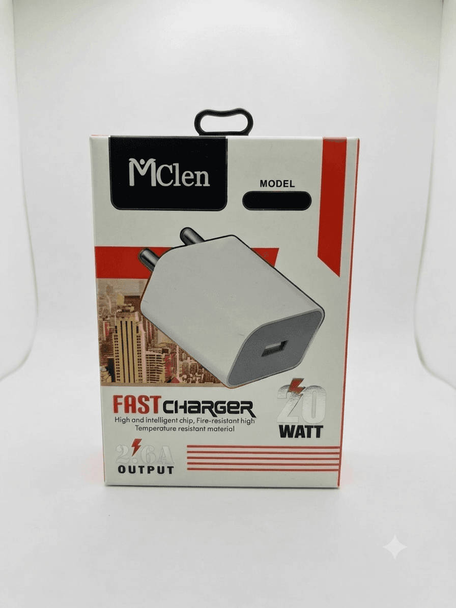 McLcn 20W TYPE C SINGLE USB Fast Charger