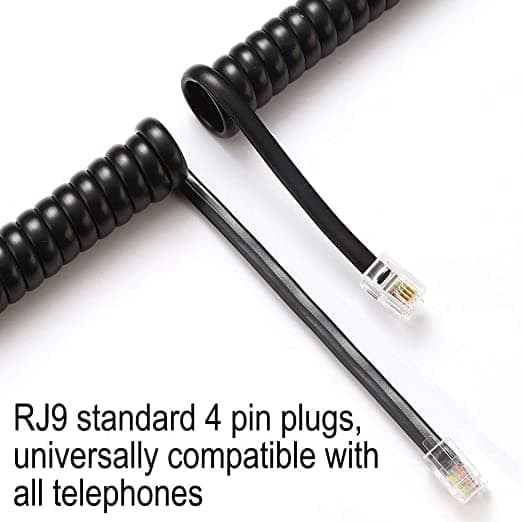 Coil Cord 2 Meter Telephone Coil Cable image 3