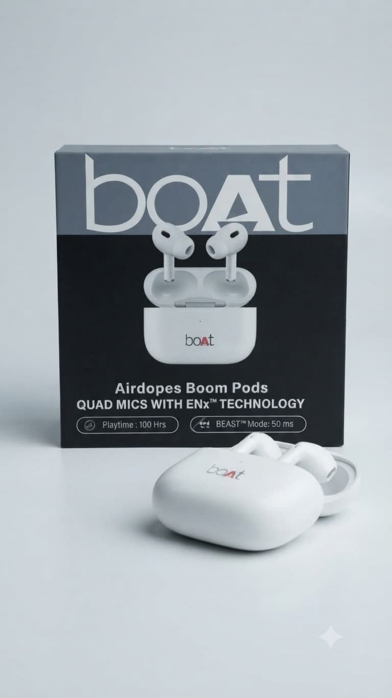 Boat Airdopes Boom Pods
