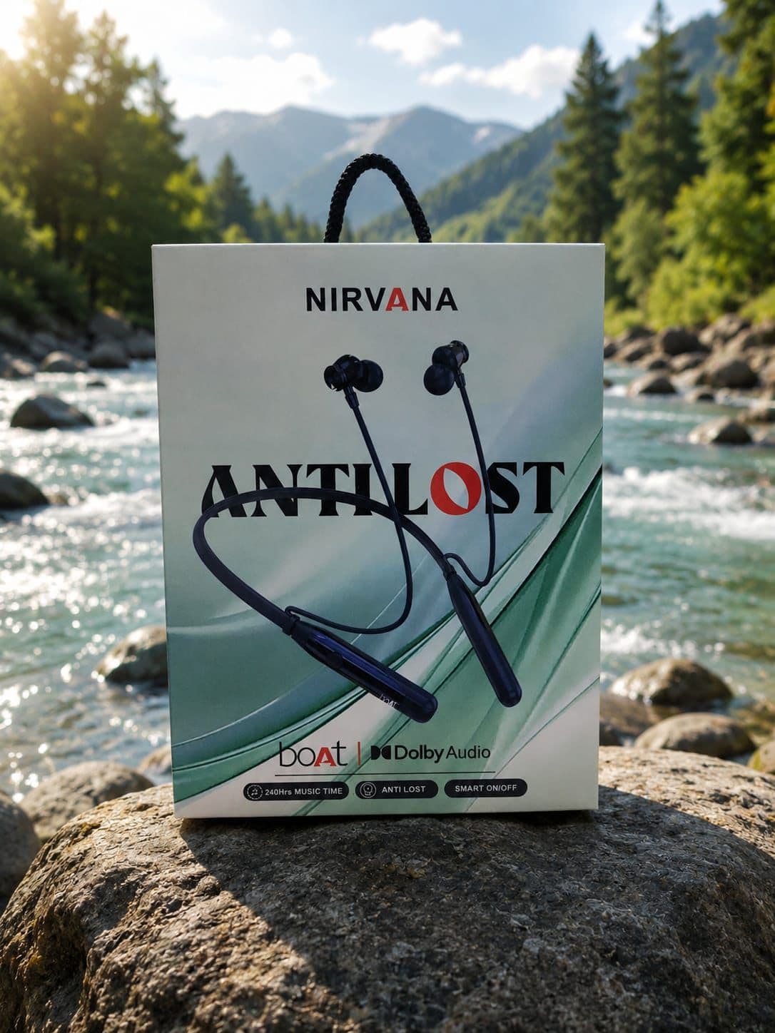 Boat Nirvana Anti Lost Wireless Bluetooth Neckband