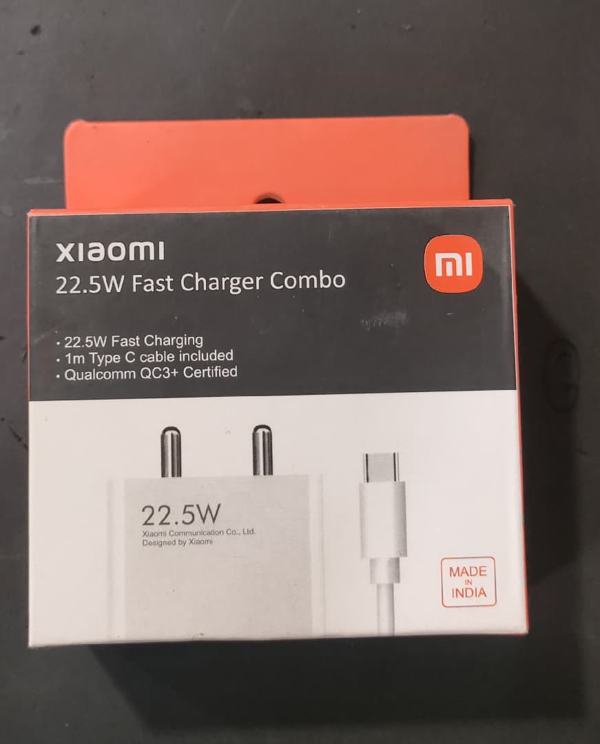 Xiaomi 22.5w Fast Charger Combo Orginal image 2