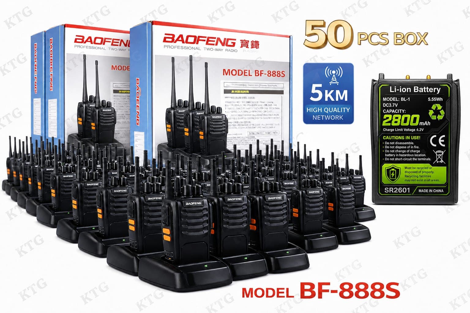 BF-888S Professional Two-Way Radio