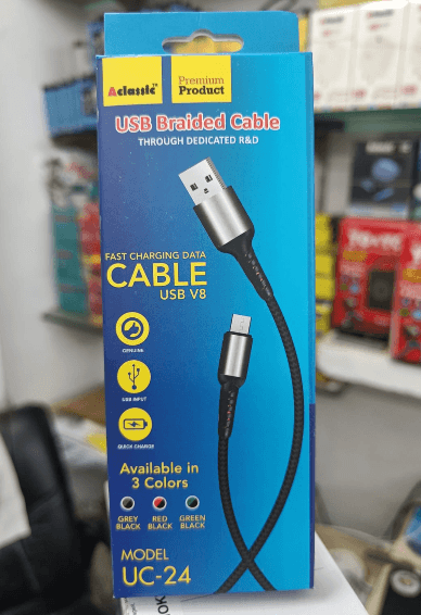 Usb Braided Cable UC-24