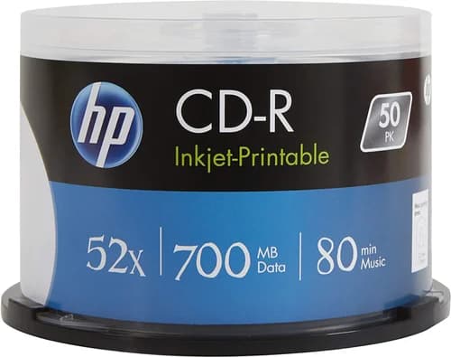 HP CD R IJP 700MB 52X 50Pack Spindle image 1