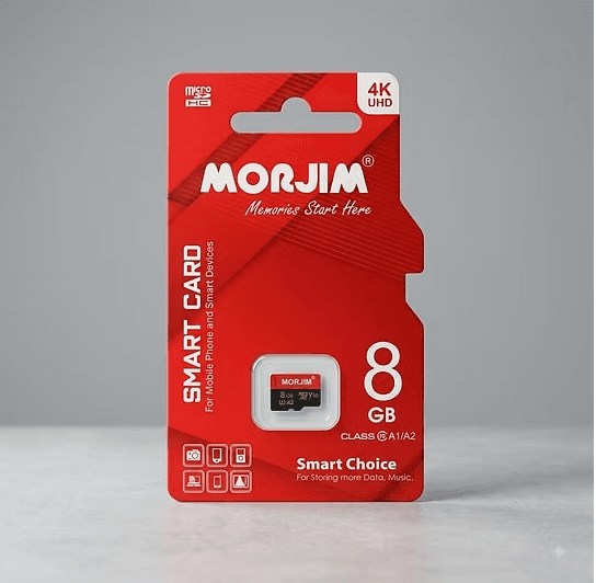 Morjim 8GB Micro SD Smart Card.