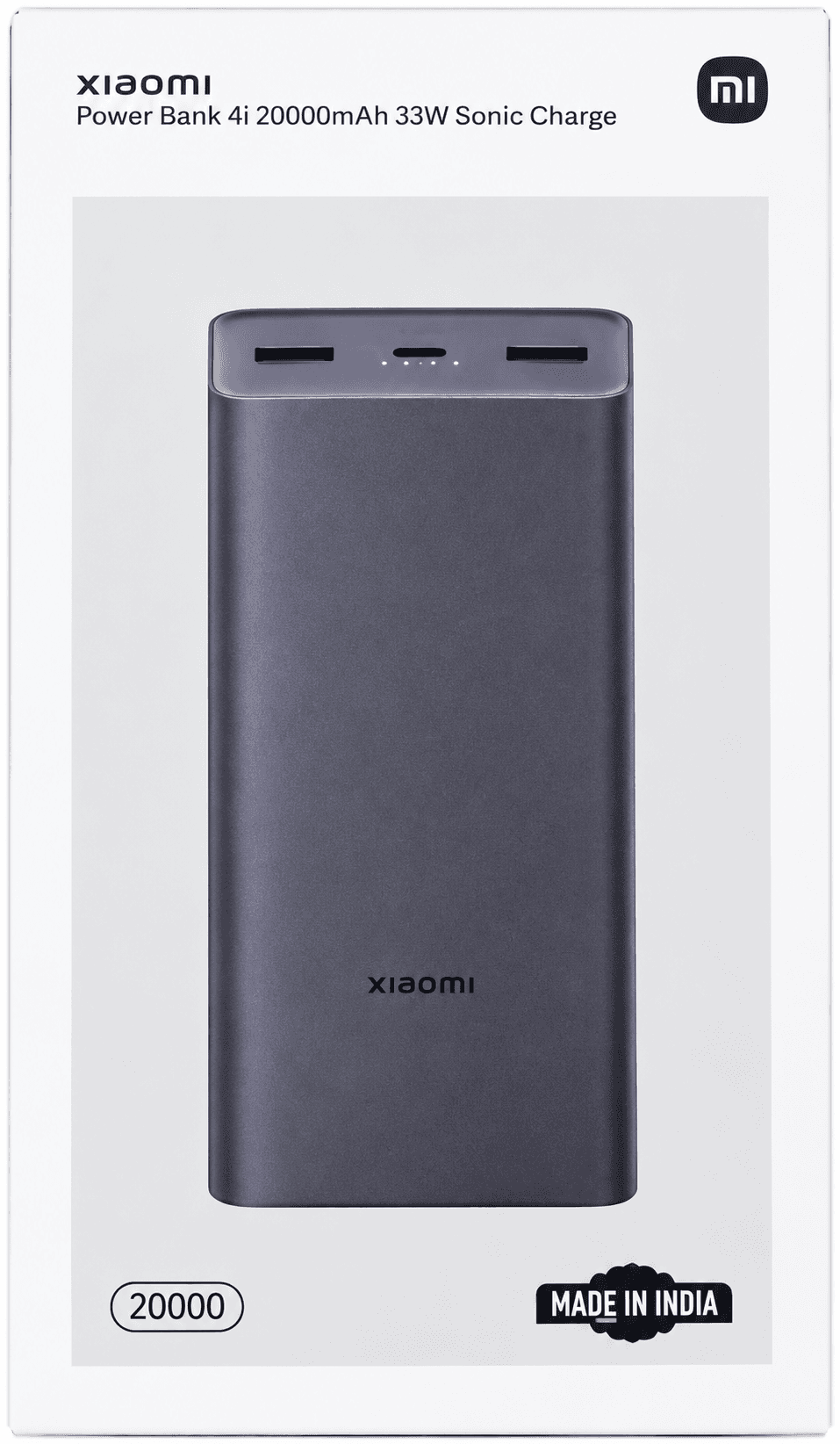 Xiaomi Power Bank 4i 20000mAh 33W Sonic Charge image 1