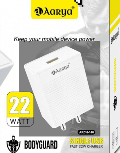 AARYA ARCH-140 Type-C Bodyguard Fast 22W Charger