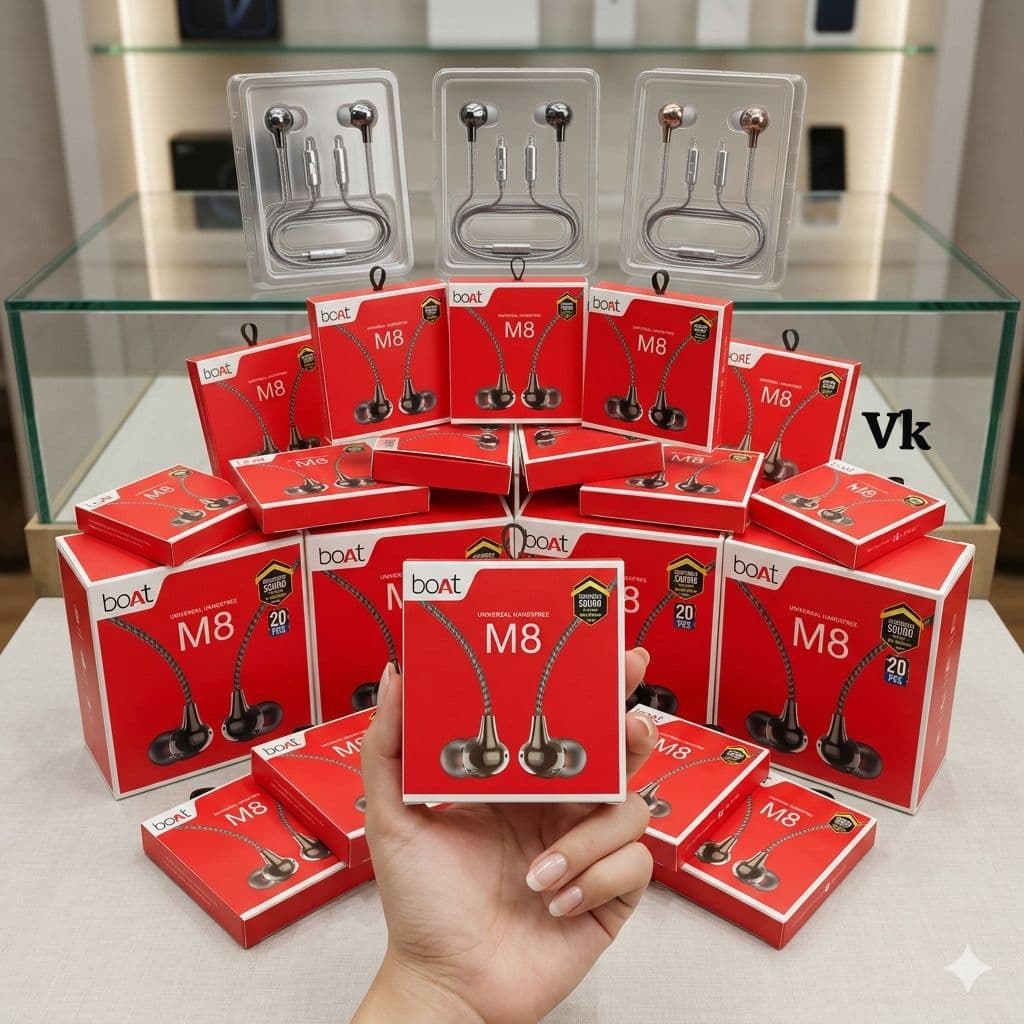 BOAT M8 3.5MM WIRED EARPHONE IMPORTED image 5