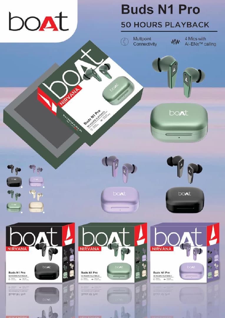 BoAt N1 Pro Hard Packing Buds