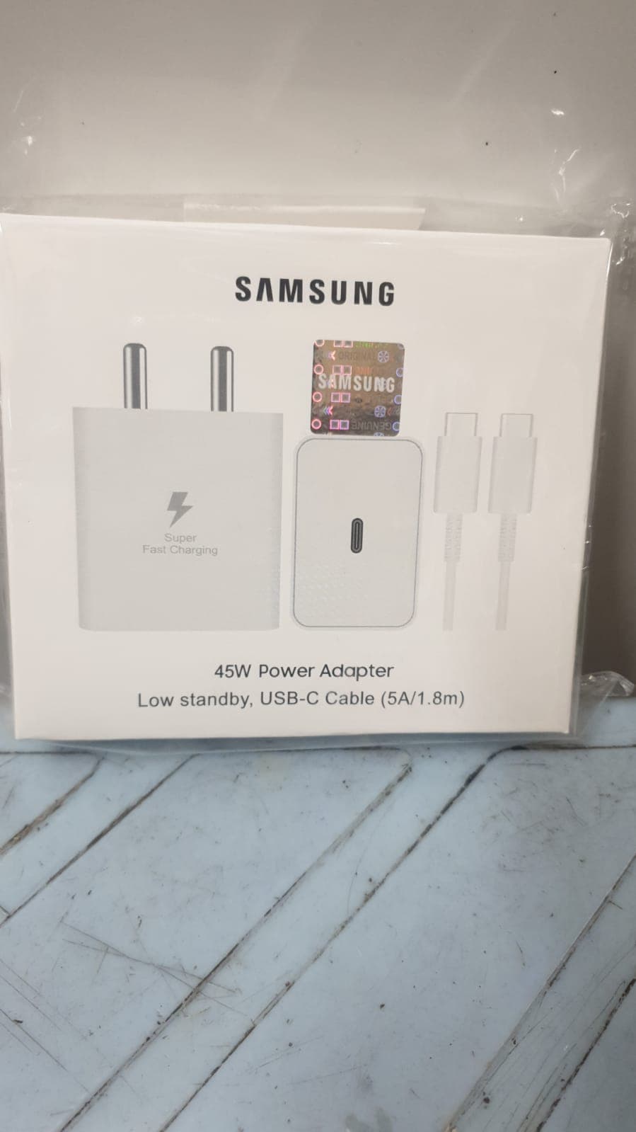 Samsung 45W Super Fast Charging 2.0 USB-C Power Adapter With 5A Cable (1.8m)