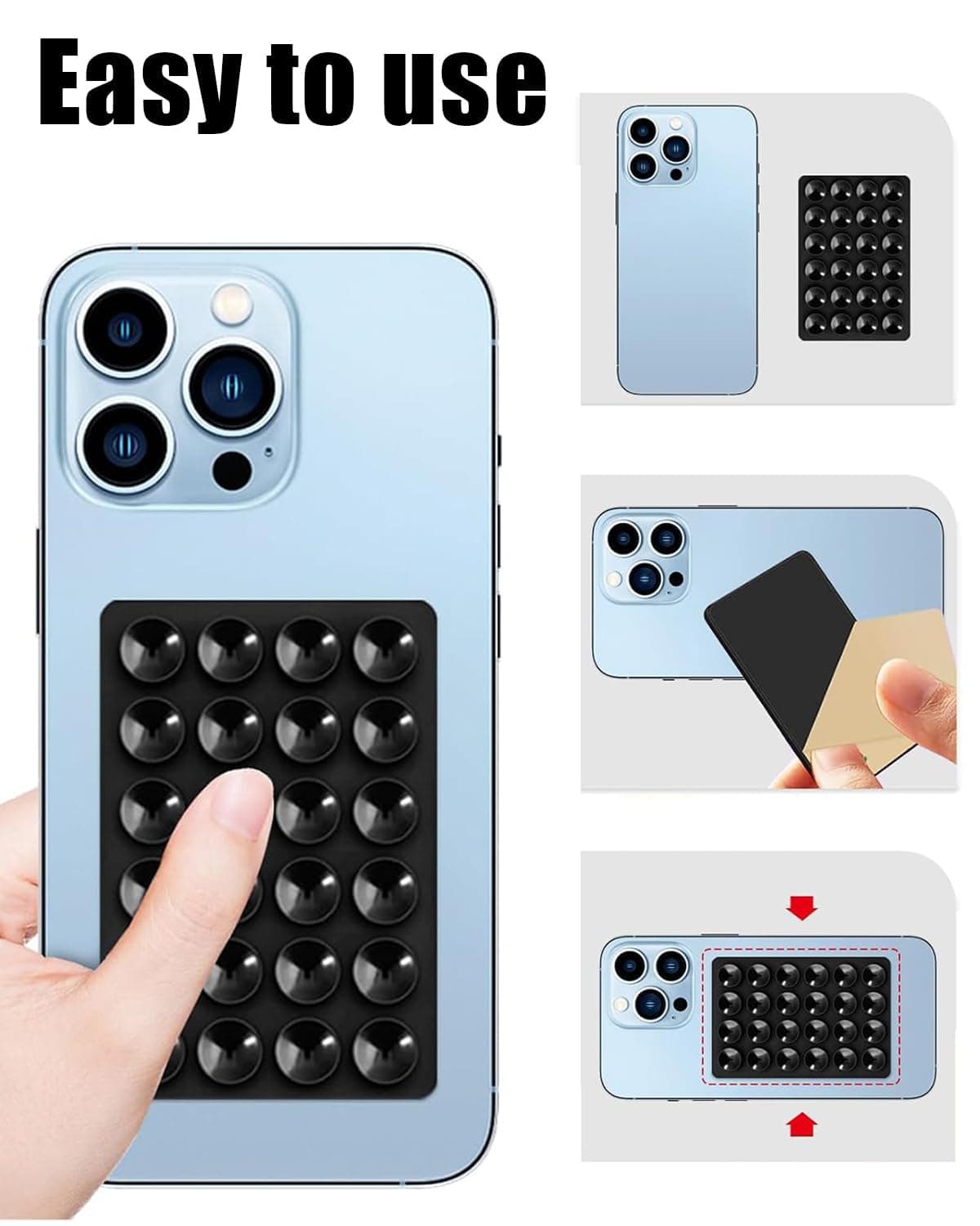 single sided silicone suction pads image 3