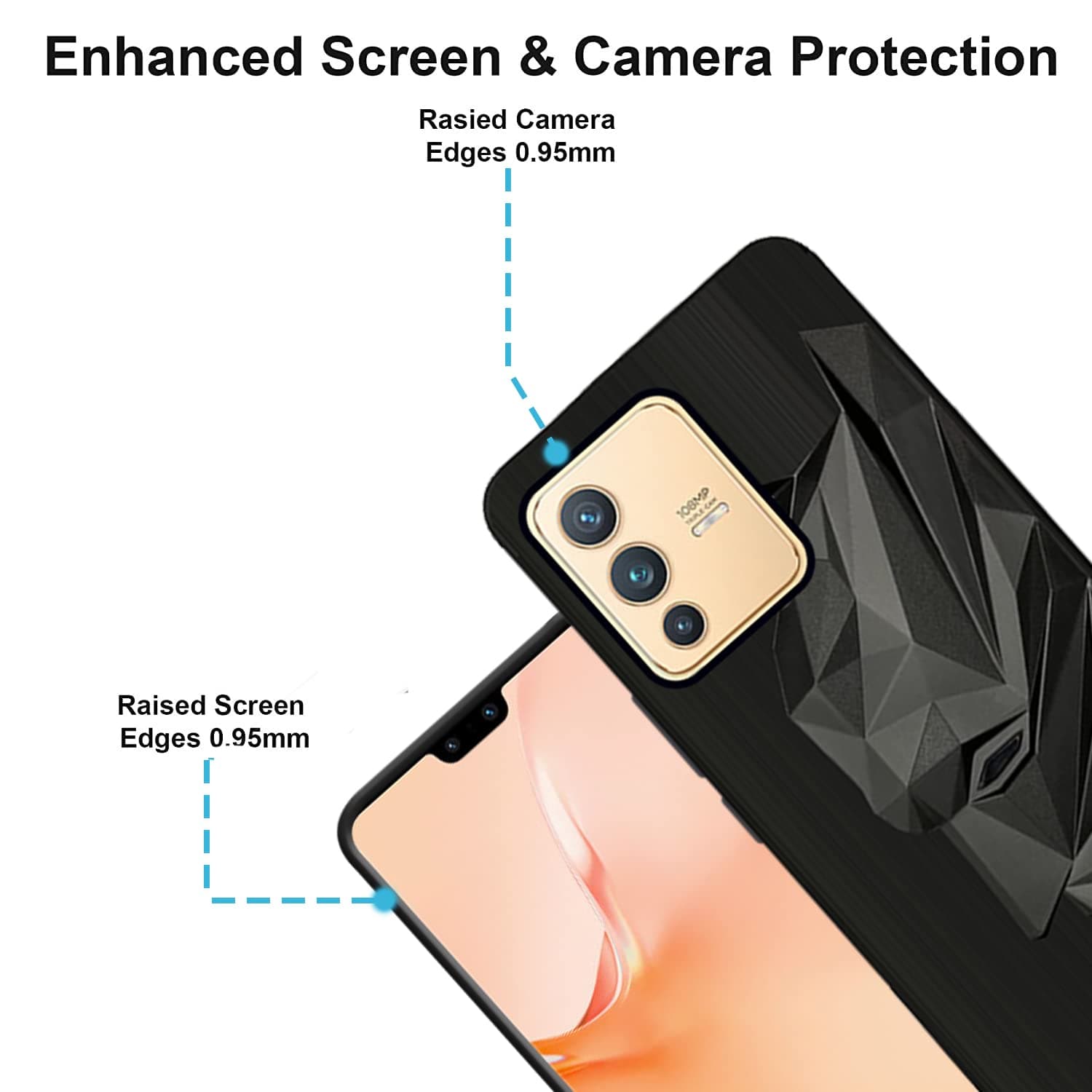 Coverage Back Cover for Vivo V23 / V23 Pro image 2