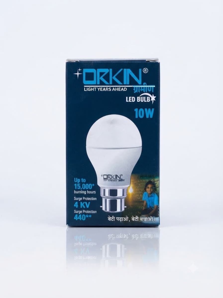 Orkin 10W Rural LED Bulb – Energy-Saving B2C Bulb