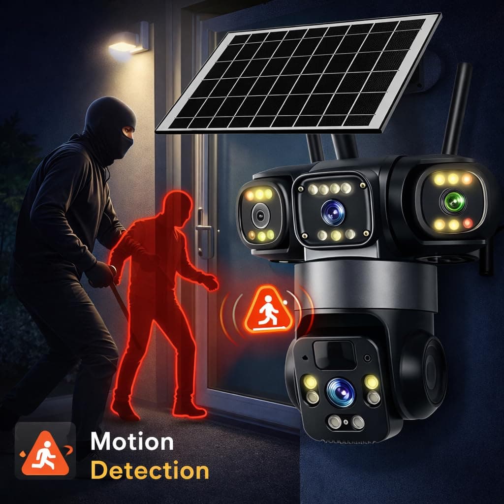 Solar Dual Lens Security Camera image 4