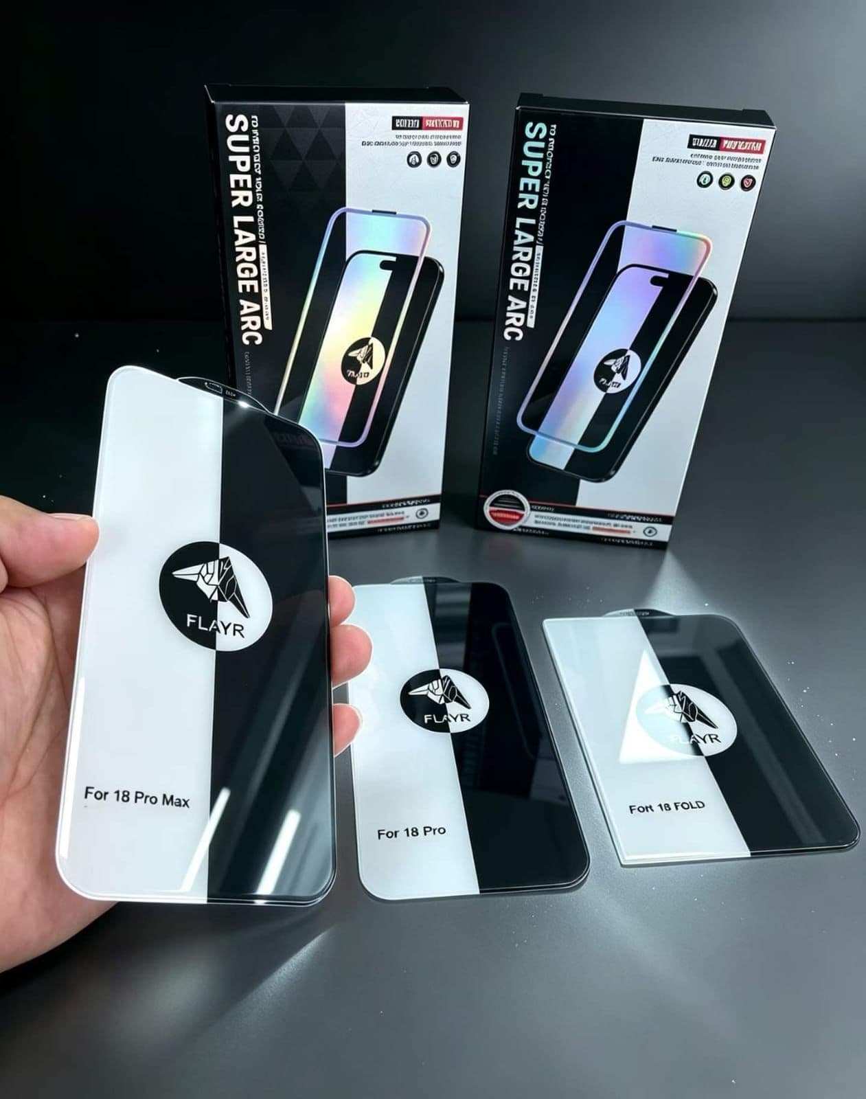 FLAYR Super Large ARC Borderless Tempered Glass