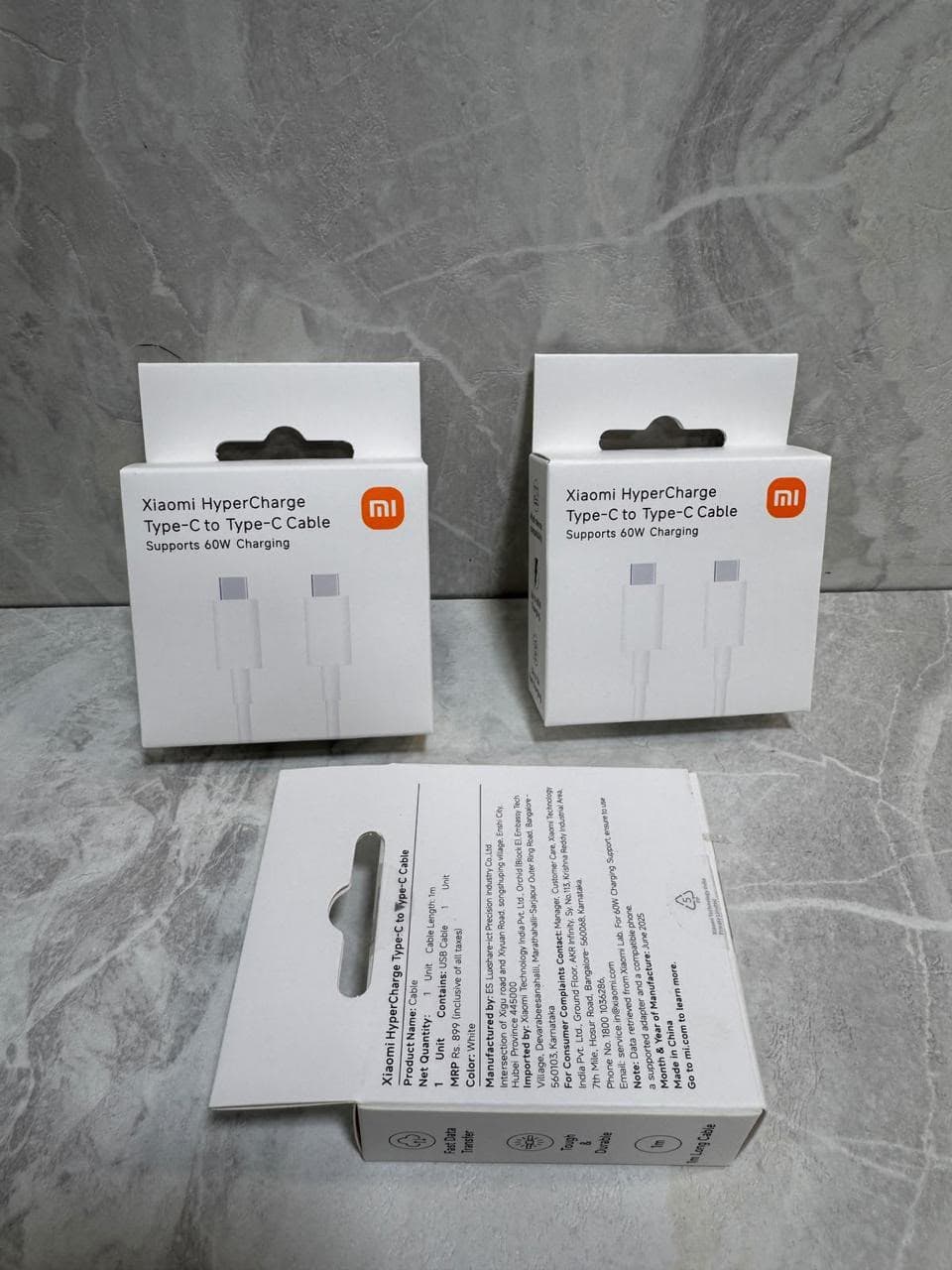 Xiaomi HyperCharge Type-C To Type-C Cable 60W image 1