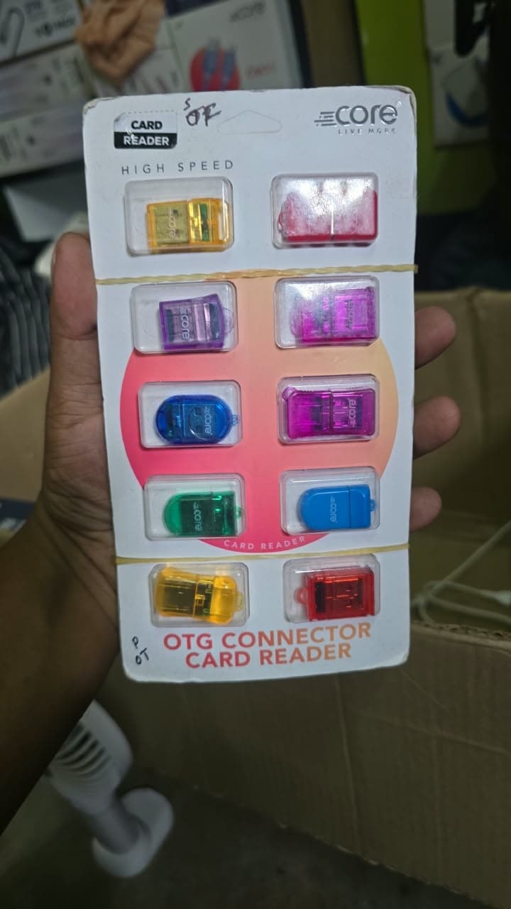 Plastic Micro SD (TF) Memory Card Reader / OTG Connector Pack image 1