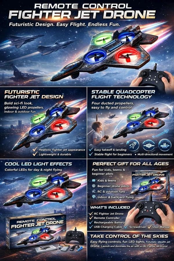 E69 RC Foam Fighter Aircraft image 1