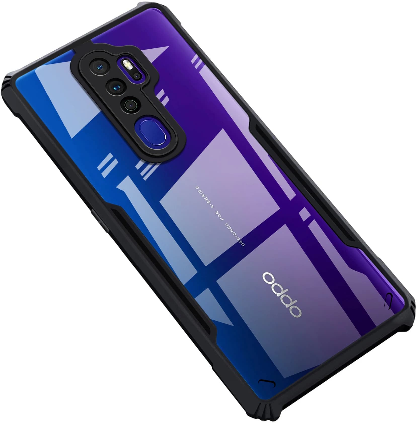 Back Cover for Oppo A9 (2020) / Oppo A5 (2020) (Black) image 1