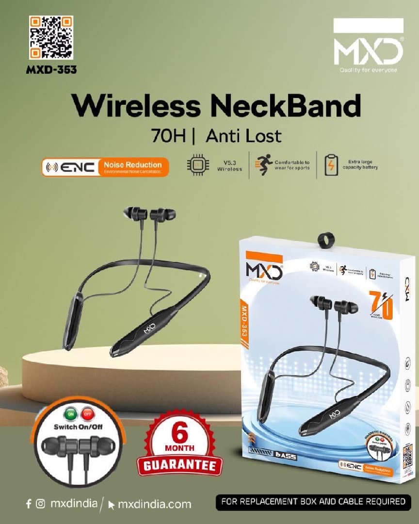 MXD 353 neck band