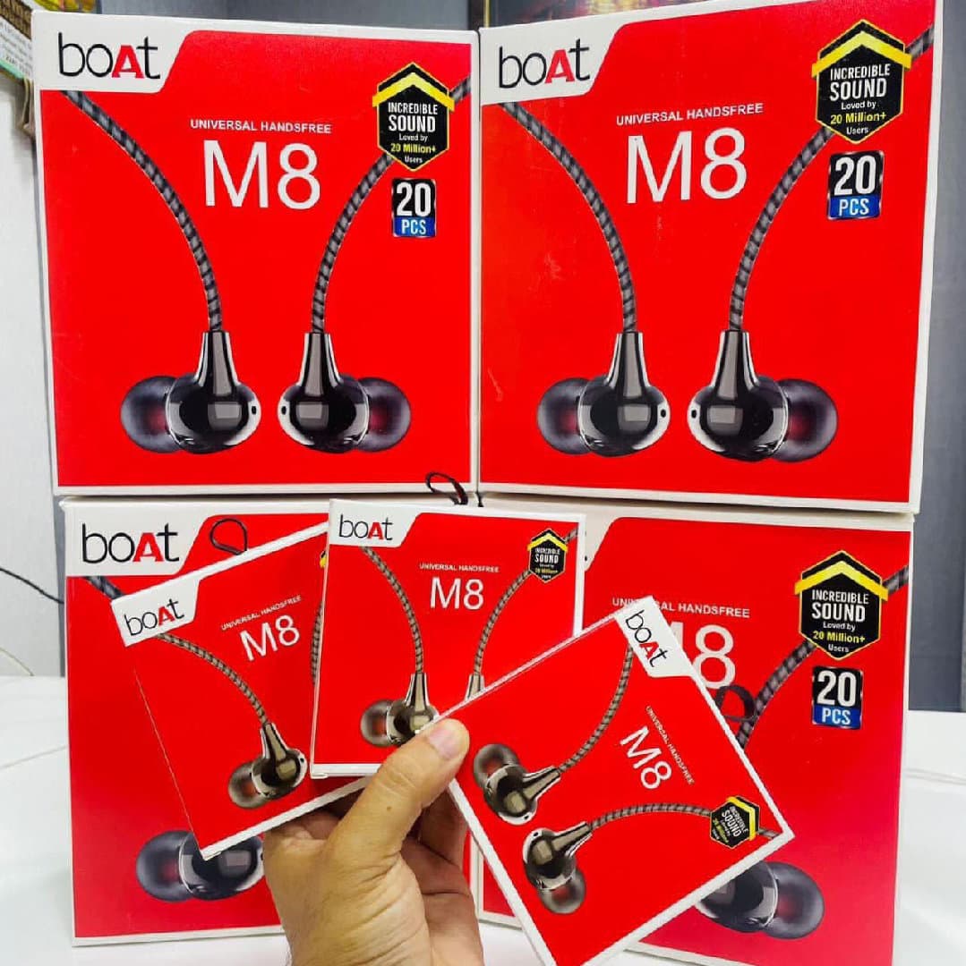 BOAT M8 3.5MM WIRED EARPHONE IMPORTED image 4