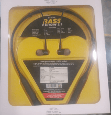 Ubon Bass Factory 2.0 BT-5200 Wireless Neckband