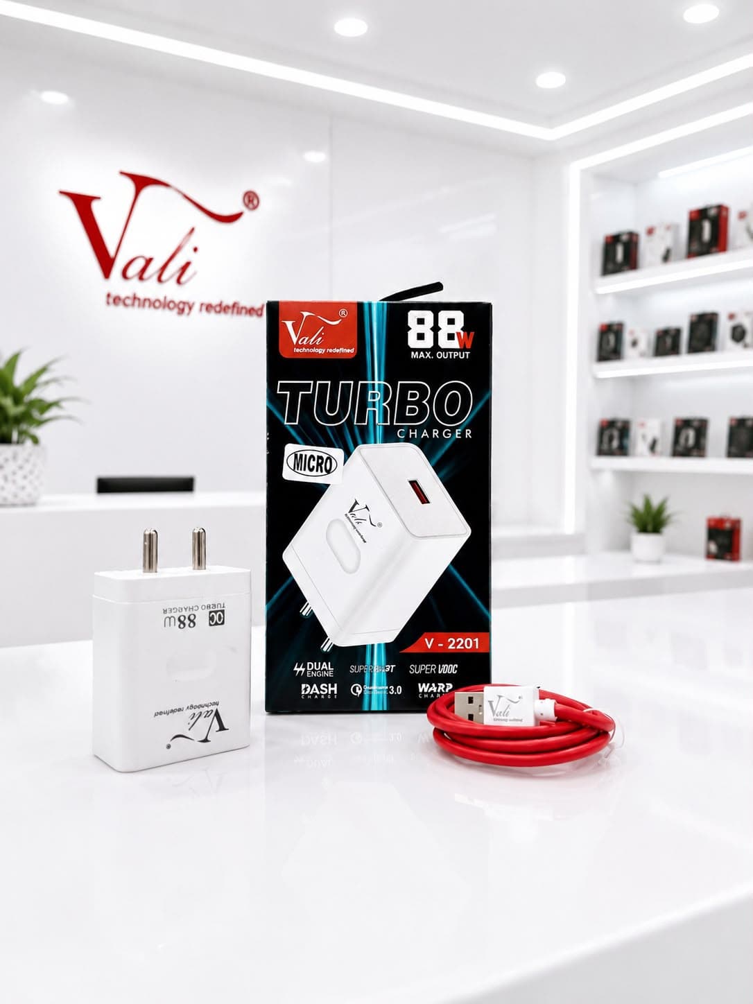 Vali Turbo Charger 88W (Model V-2201) image 1