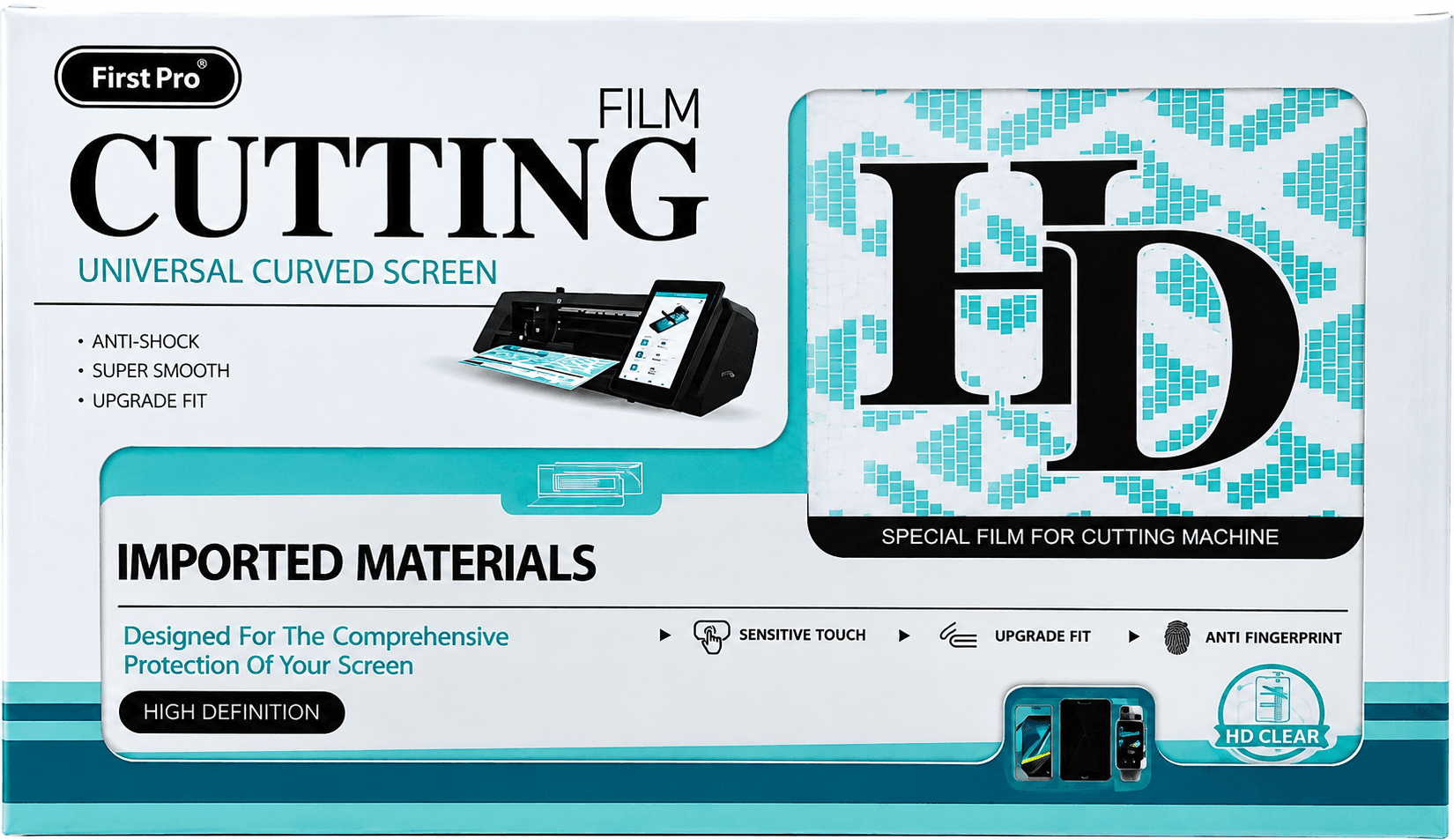 First Pro Universal Curved Screen Film Cutting Sheet