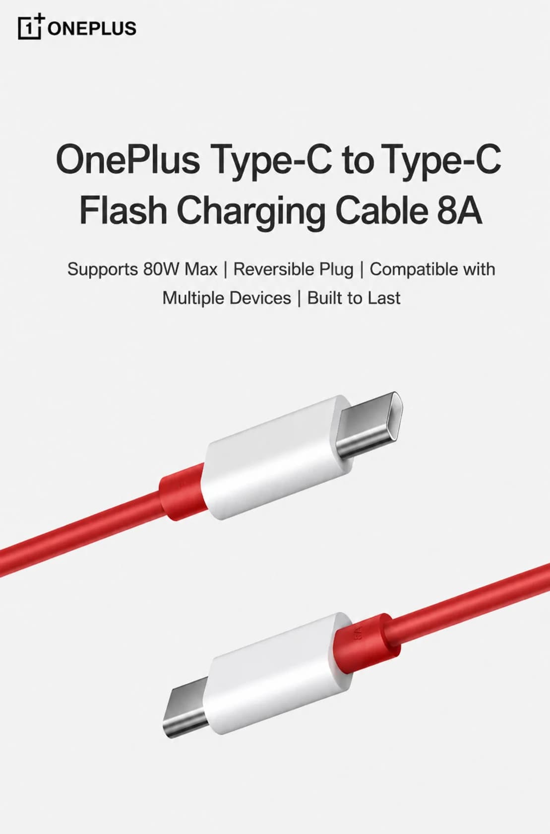 OnePlus SUPERVOOC Type-C to Type-C Cable image 1