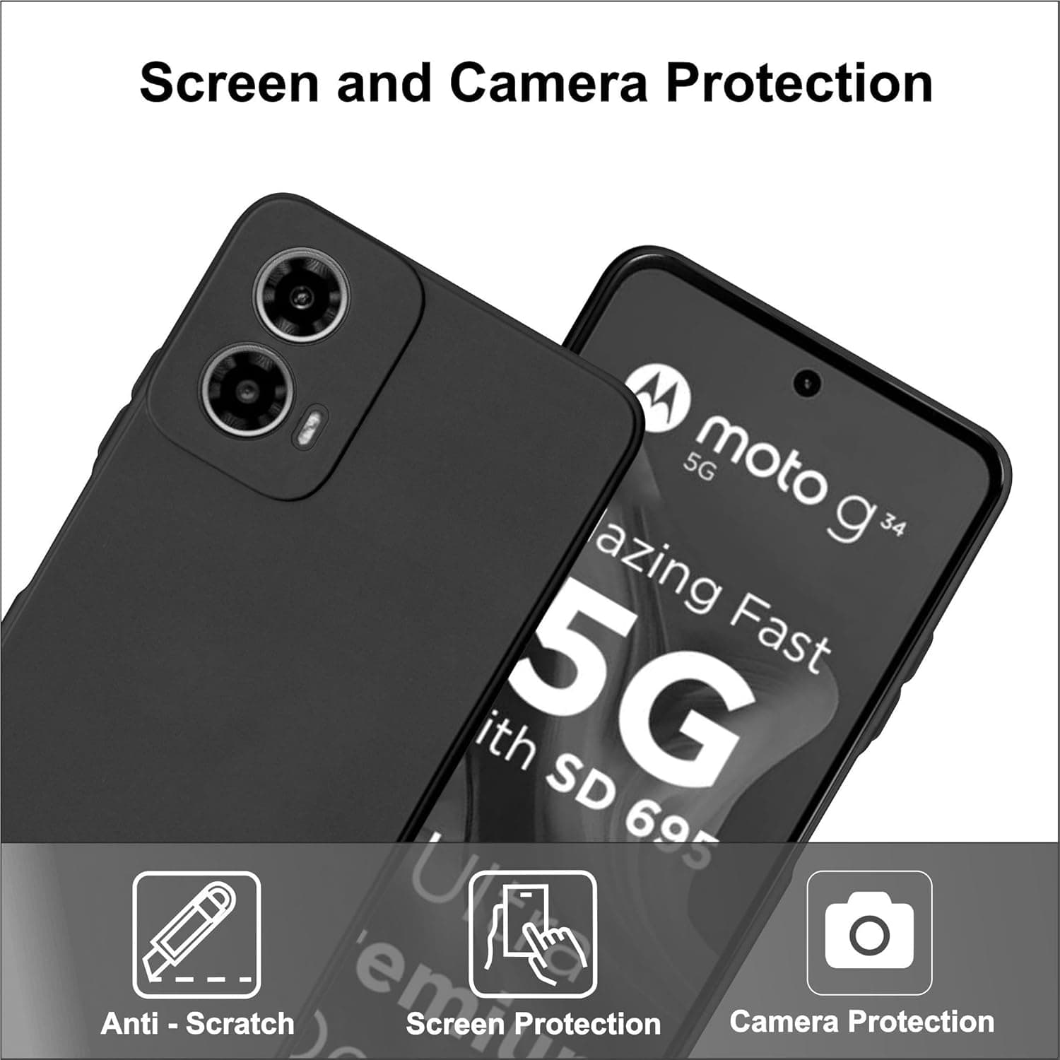 Moto G34 Back Cover image 4