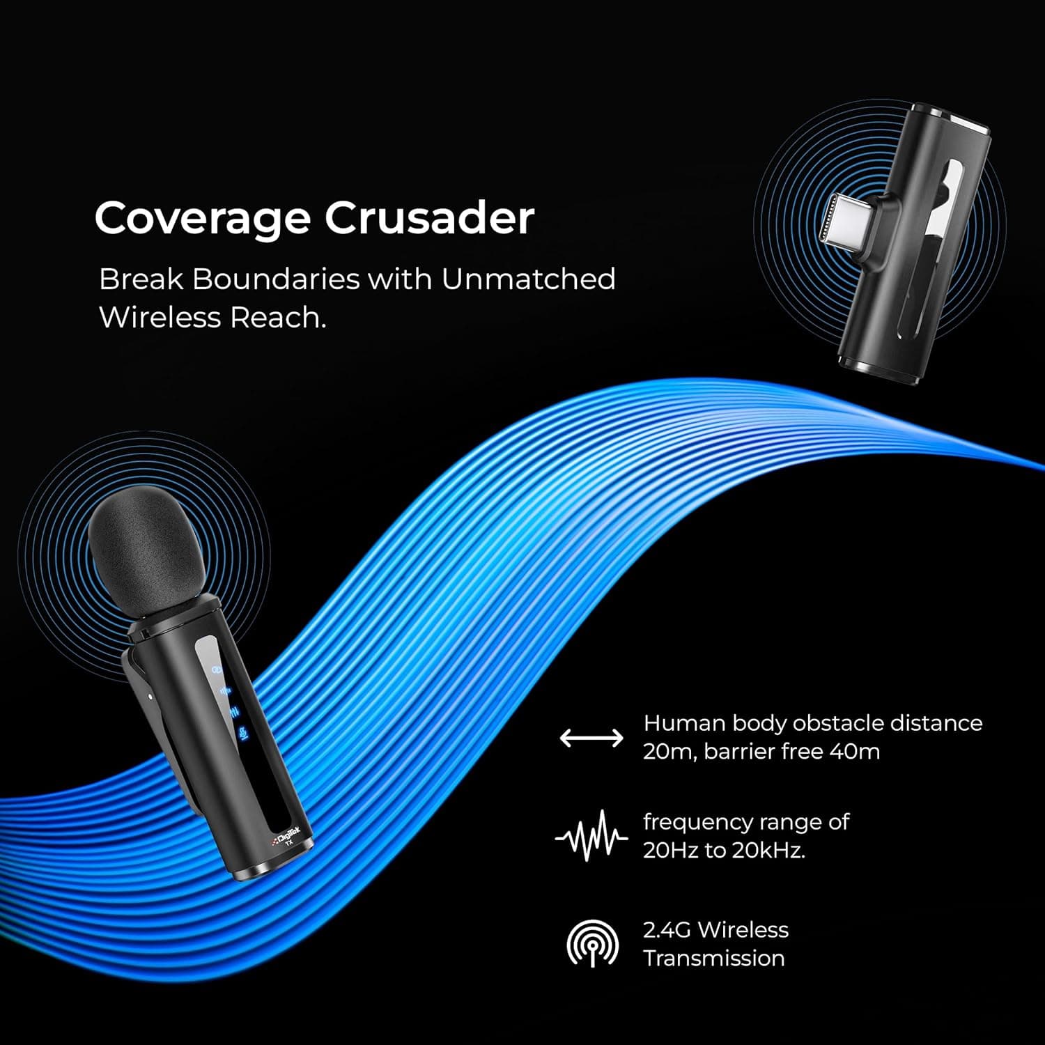 Digitek DWM 114 2in1 Wireless Microphone System