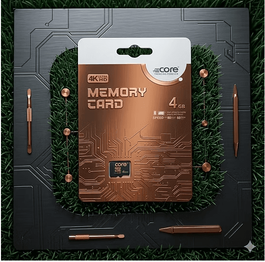 Core 4GB 4K Ultra HD Micro SD Memory Card