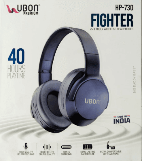 Ubon Premium HP-730 FIGHTER V5.3 Truly Wireless Headphones